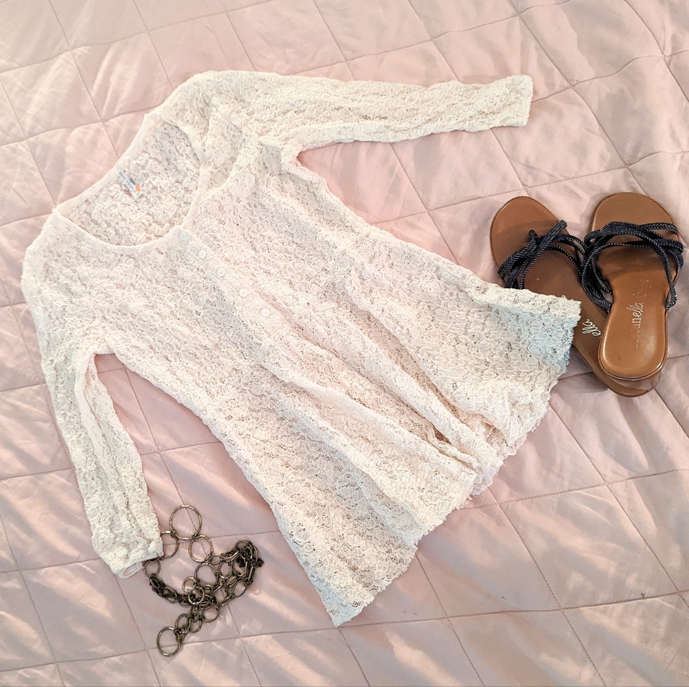 Beautiful creme free people dress